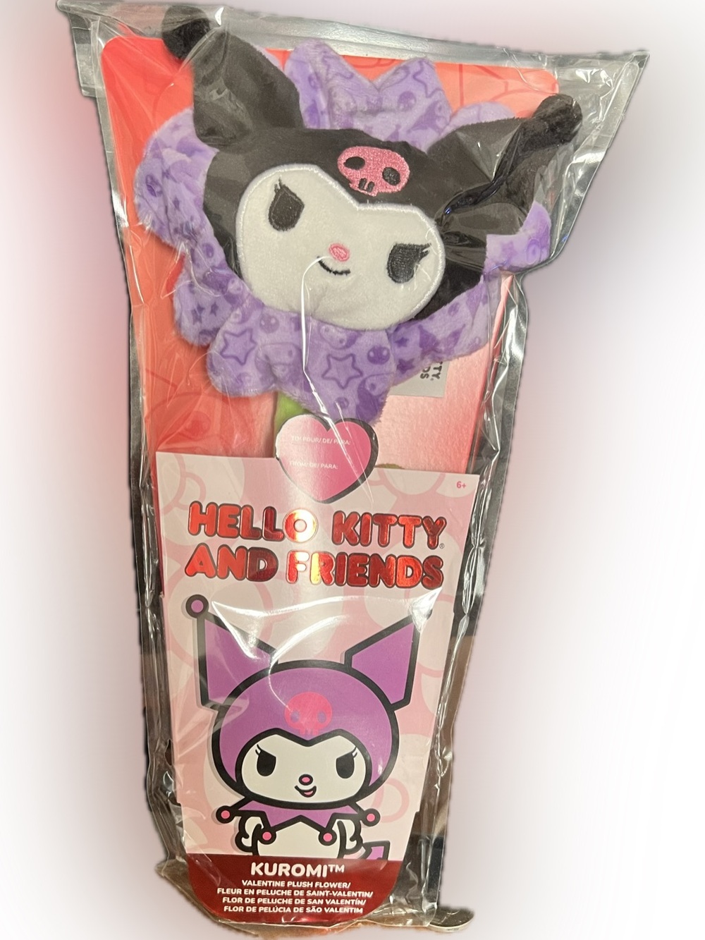 Sanrio Kuromi Hello Kitty and Friends Plush Flower NWT